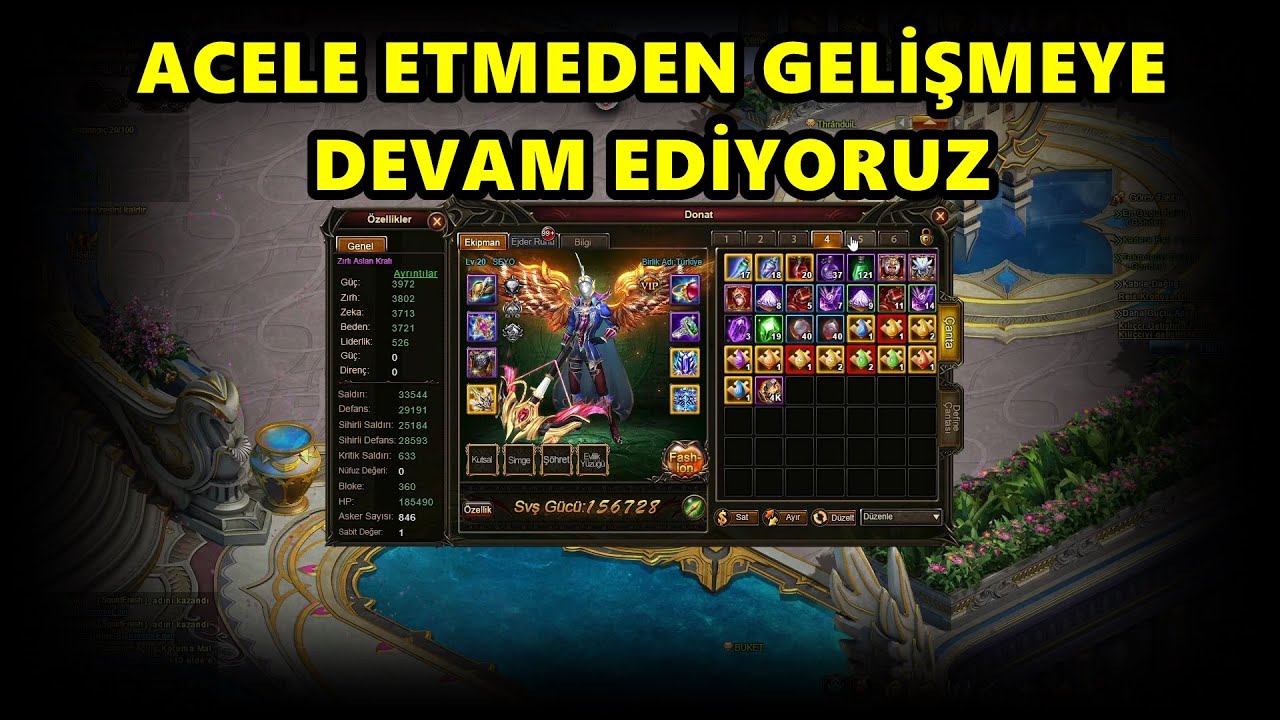 YAVAŞTAN GELİŞMEYE DEVAM EDİYORUZ - ALAN ÇARI - LEGEND ONLİNE