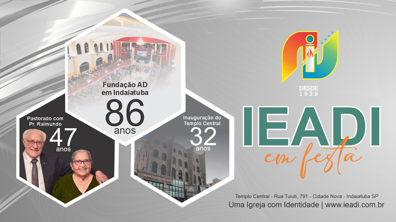 IEADI EM FESTA 2025 - S&Aacute;BADO - 22/11/2025 | TV IEADI - INDAIATUBA/SP