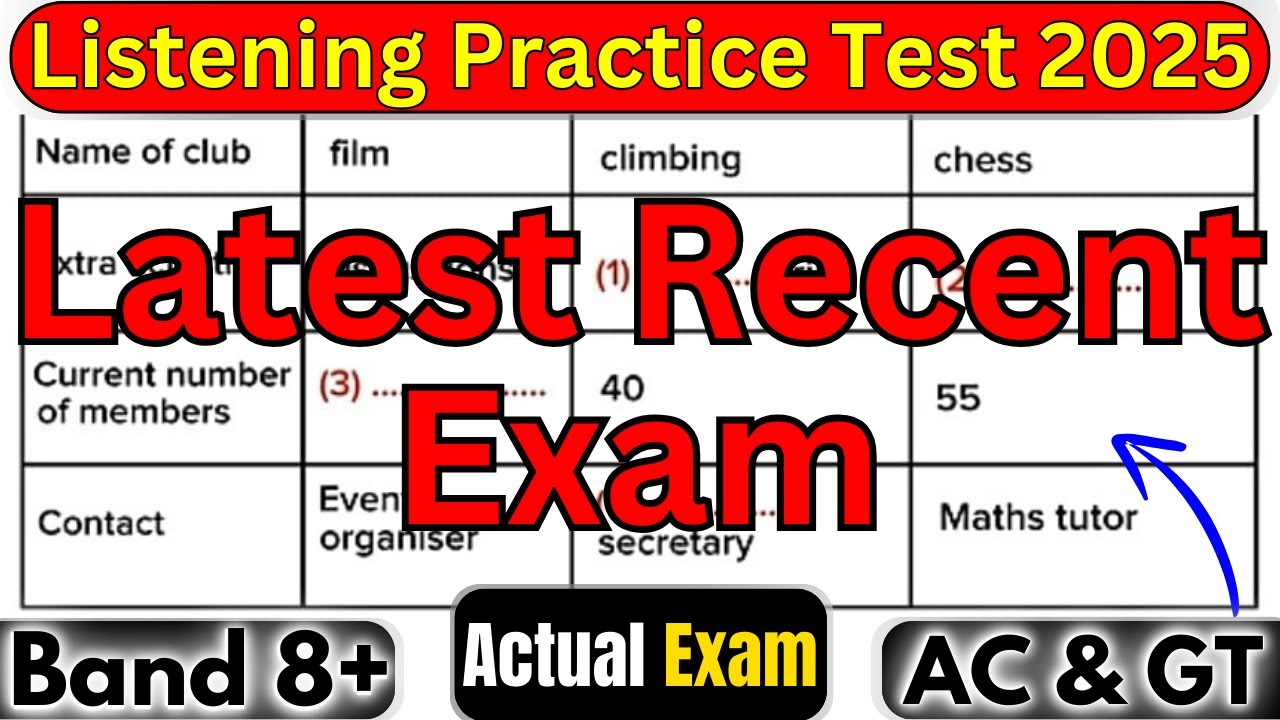 IELTS LISTENING PRACTICE TEST FOR 27 DECEMBER 2025 WITH ANSWERS | LISTENING IELTS 2025