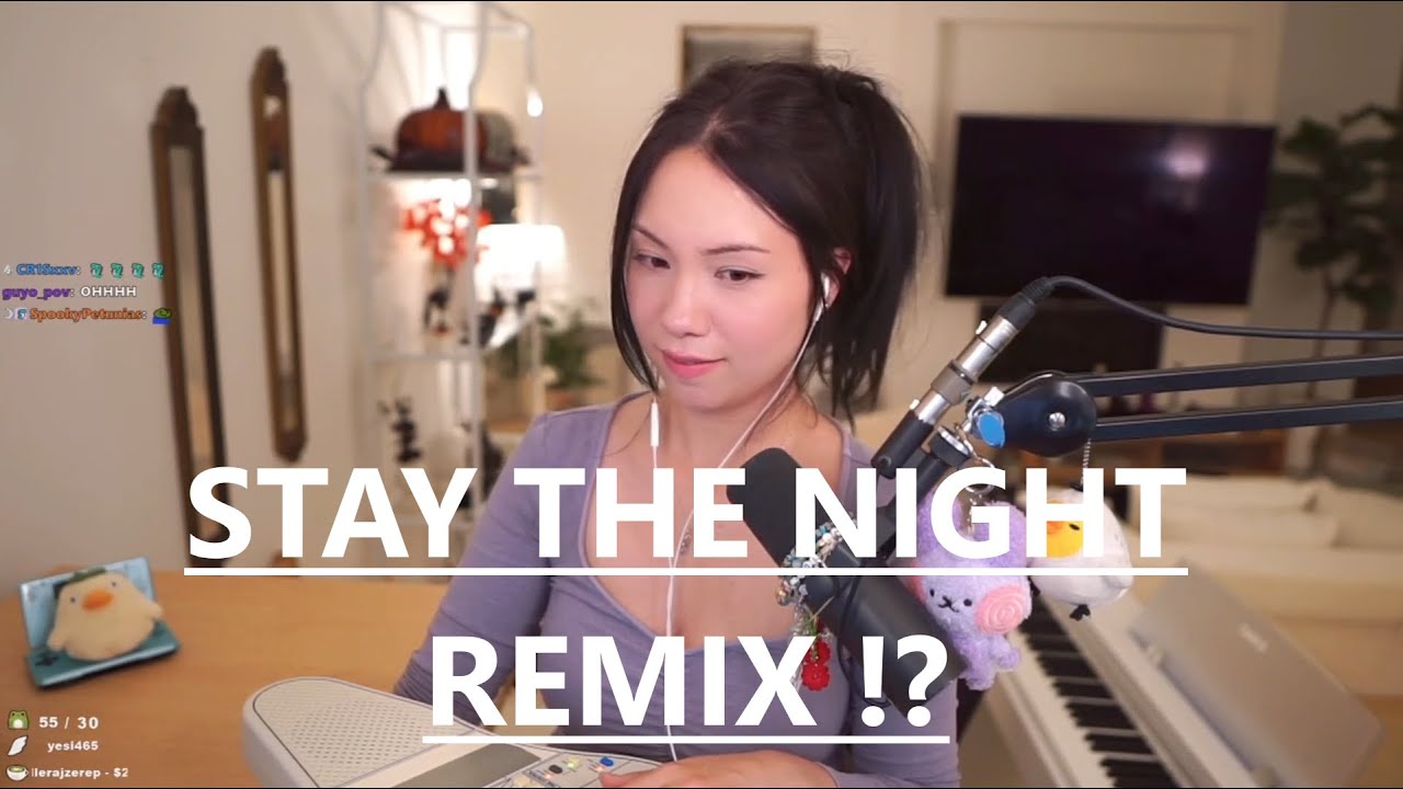 QuarterJade Reacts To My Remix of Stay The Night /w JasonTheWeen