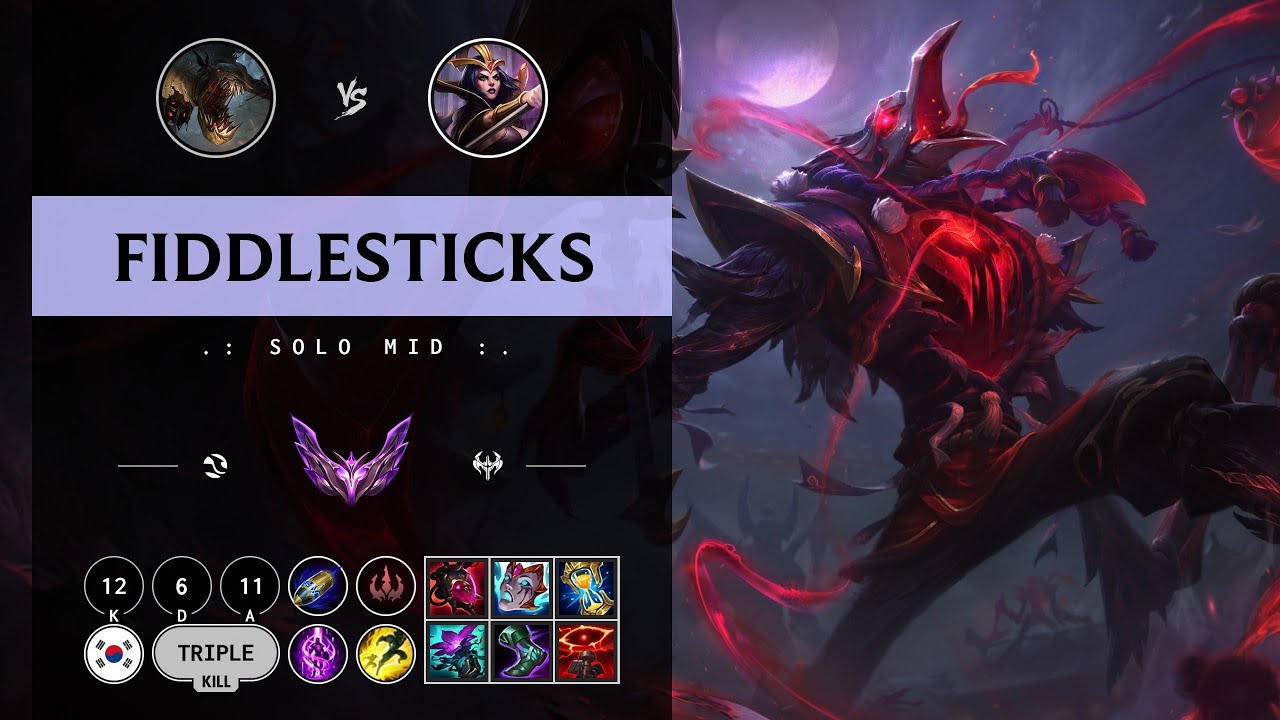 Fiddlesticks Mid vs LeBlanc - KR Master Patch 14.10