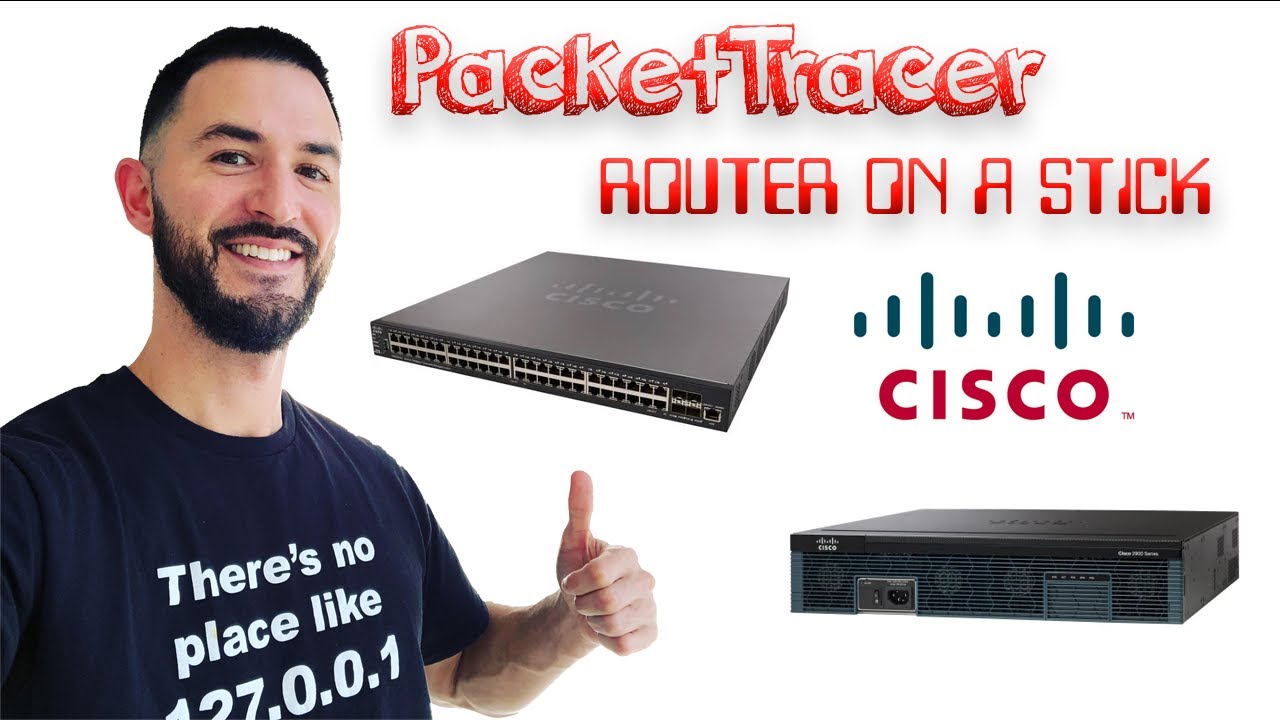 How to setup Router-on-a-Stick - Basic Tutorial - Cisco Packet Tracer - 2022