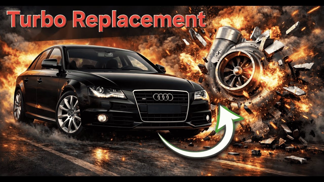 From Zero Boost To Factory Spec | Audi A4 B8 Wrecked Turbo Replacement