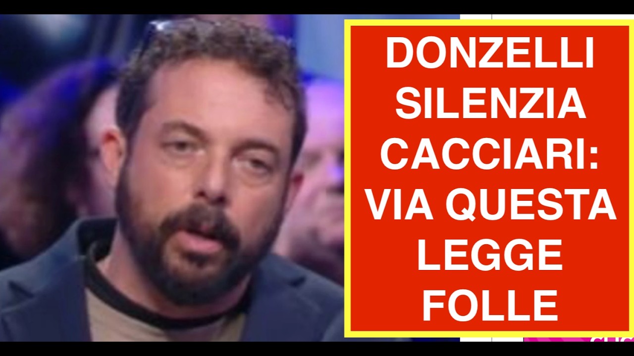 DONZELLI SILENZIA CACCIARI: VIA QUESTA LEGGE FOLLE