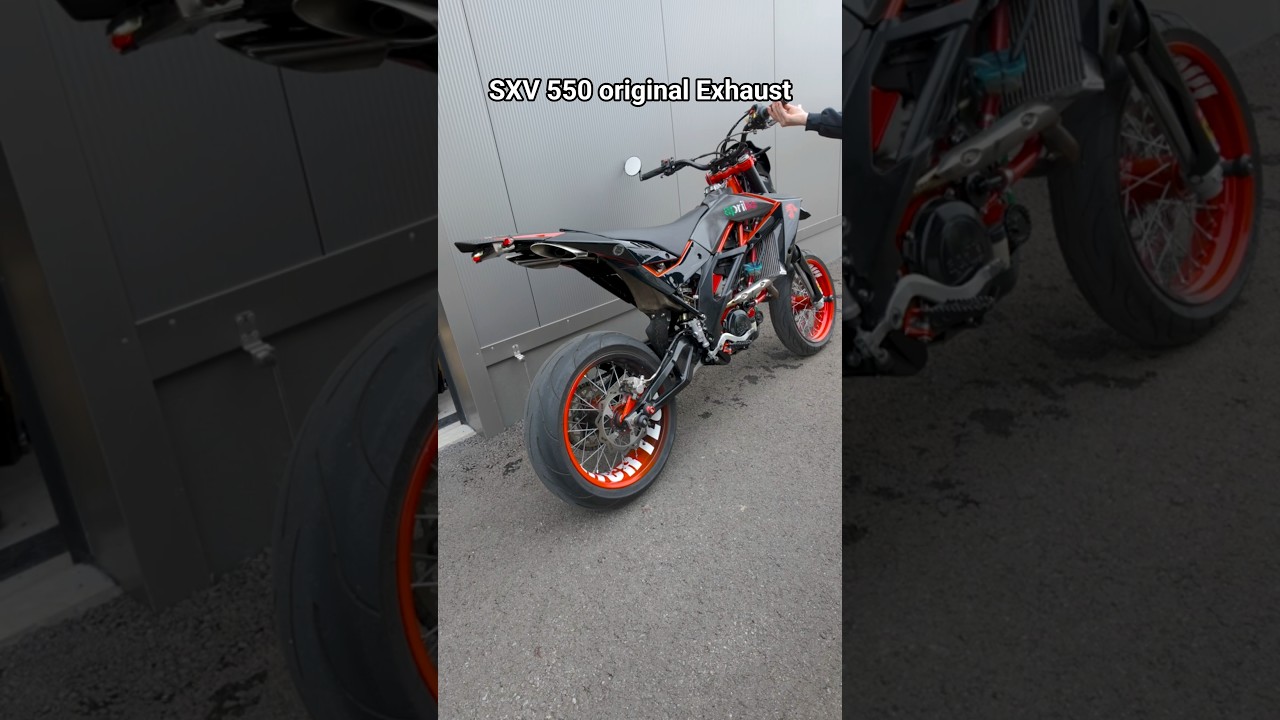 2010 Aprilia SXV 550 Sound with stock Exhaust