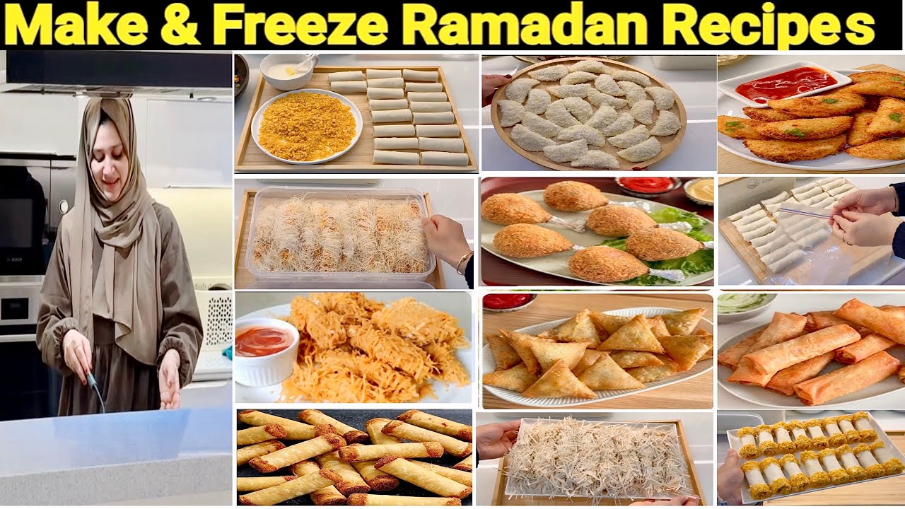 8 MAKE & FREEZE RAMADAN RECIPES😍by (Irfanashamsheer)