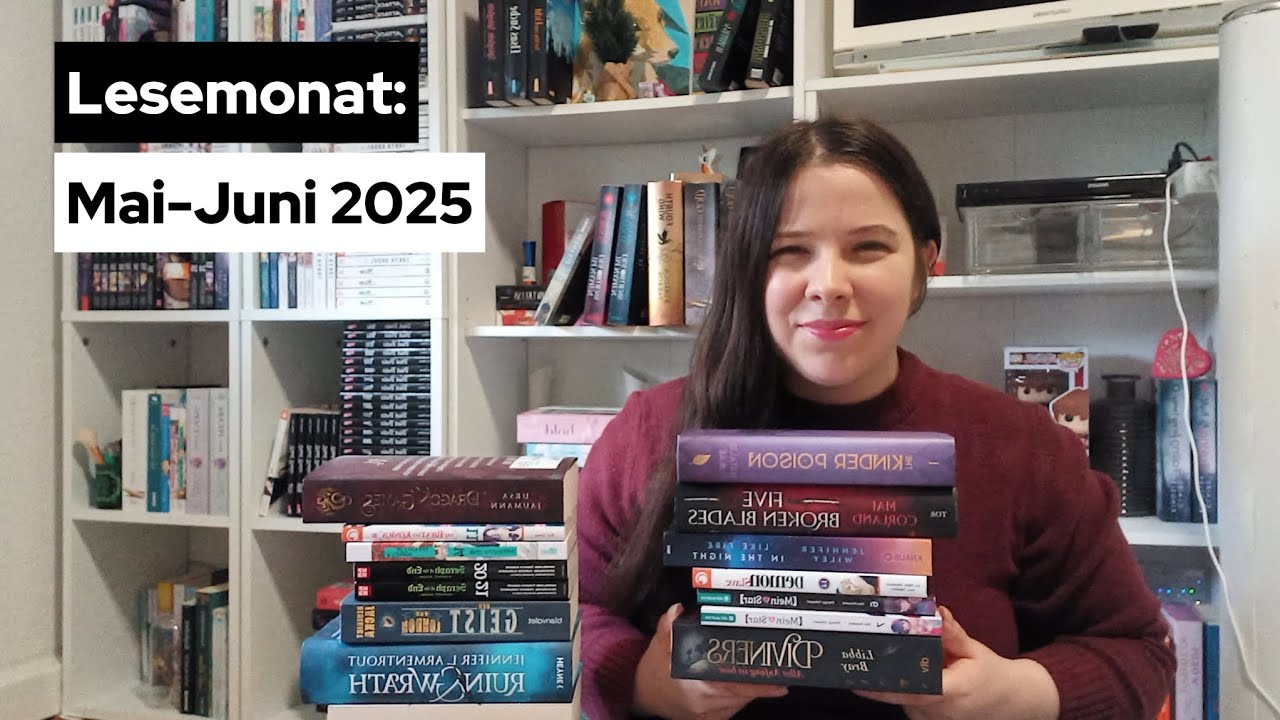 Lesemonat: Mai-Juni 2025| Statt Freude gab es viel Gemeckere 😩 | 7/7 Bücher 