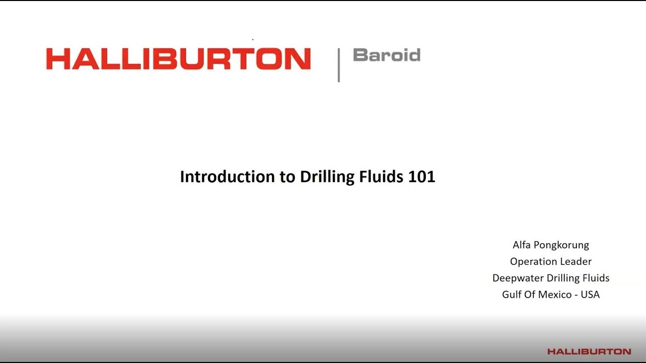 Introduction to Drilling Fluids 101 -  Alfa Pongkorung - Forkoma Geologi Unpad