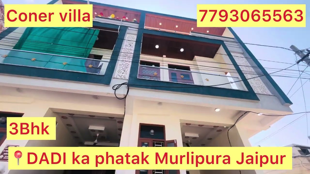 3 BHK luxuries villa for sale at DADI KA PHATAk Murlipura Jaipur near Sikar Road #new#luxuryhomes#