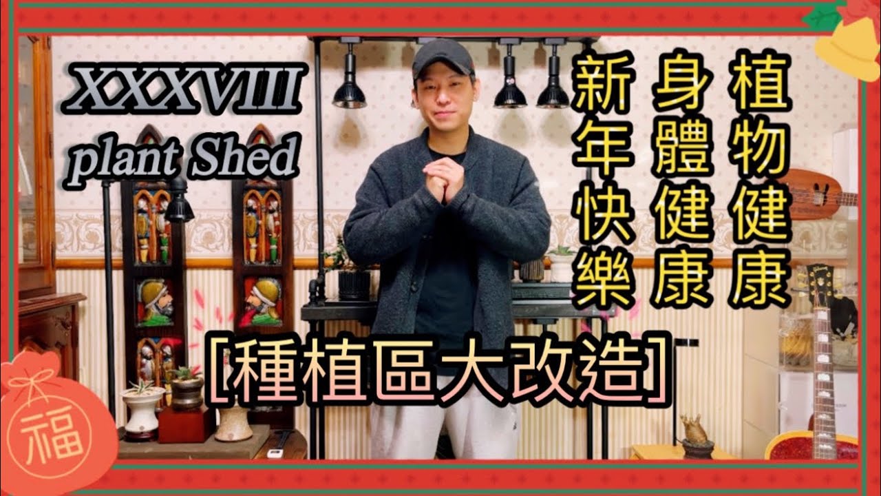 [種植區大改造］把用了一年多的植物架換掉，換上又帥又好用的「XXXVIII植物燈架」，祝各位新年快樂🧨 塊根植物/龍舌蘭/象足漆樹/象牙宮/植物架