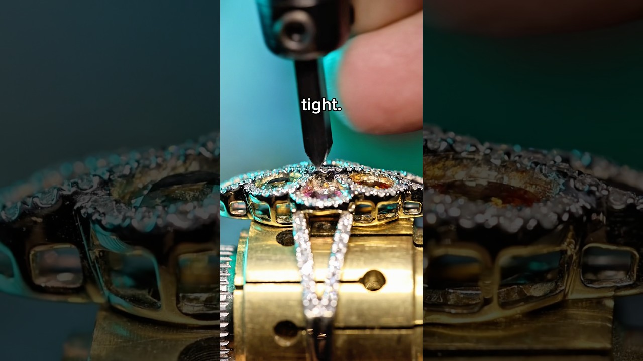 Sizing a ring covered in gemstones (without ruining it)