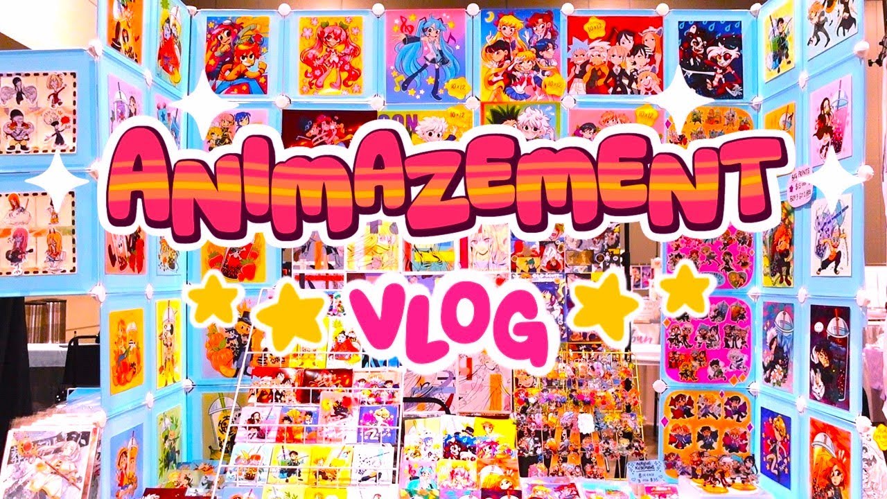 Artist Alley Vlog ♡ Animazement 2024
