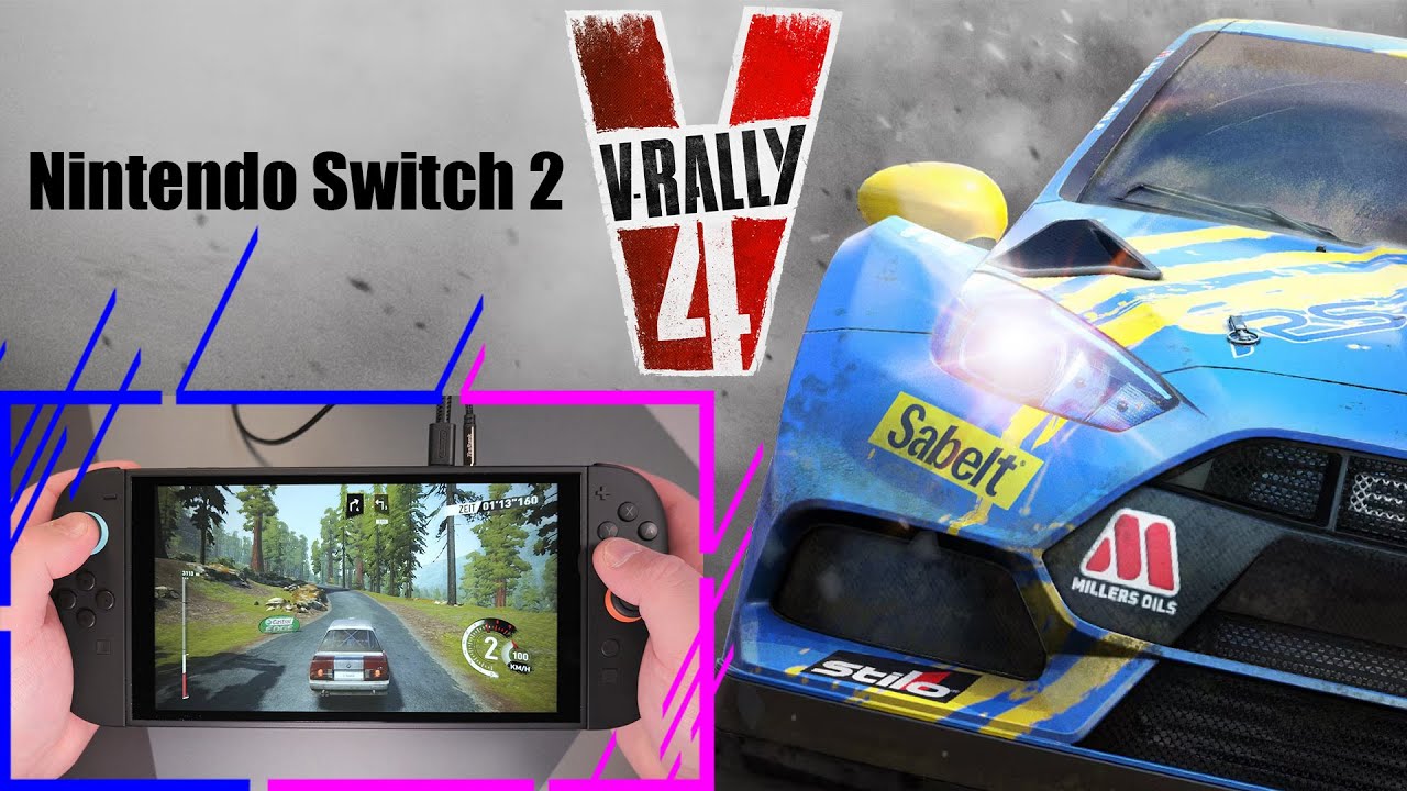 Nintendo Switch 2 gameplay / V Rally 4 / Handheld