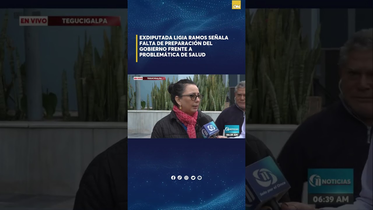 Exdiputada Ligia Ramos: este gobierno no estaba preparado para enfrentar la problemática de salud.