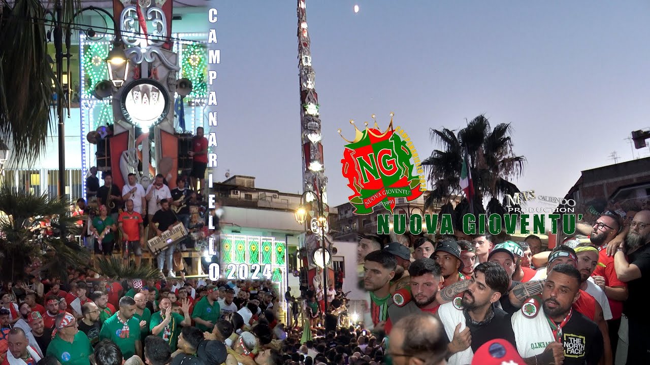 NUOVA GIOVENTÙ 2024🟩GIRATE IN PIAZZA🟥COM.CAMPANARIELLO OFFICIAL VIDEO MVS