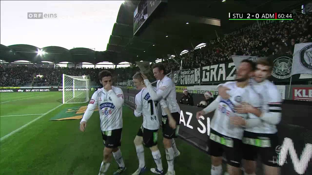 16. Bundesliga Runde 2011/12 || Sturm Graz - Admira 3:1|| ORF eins [HD]