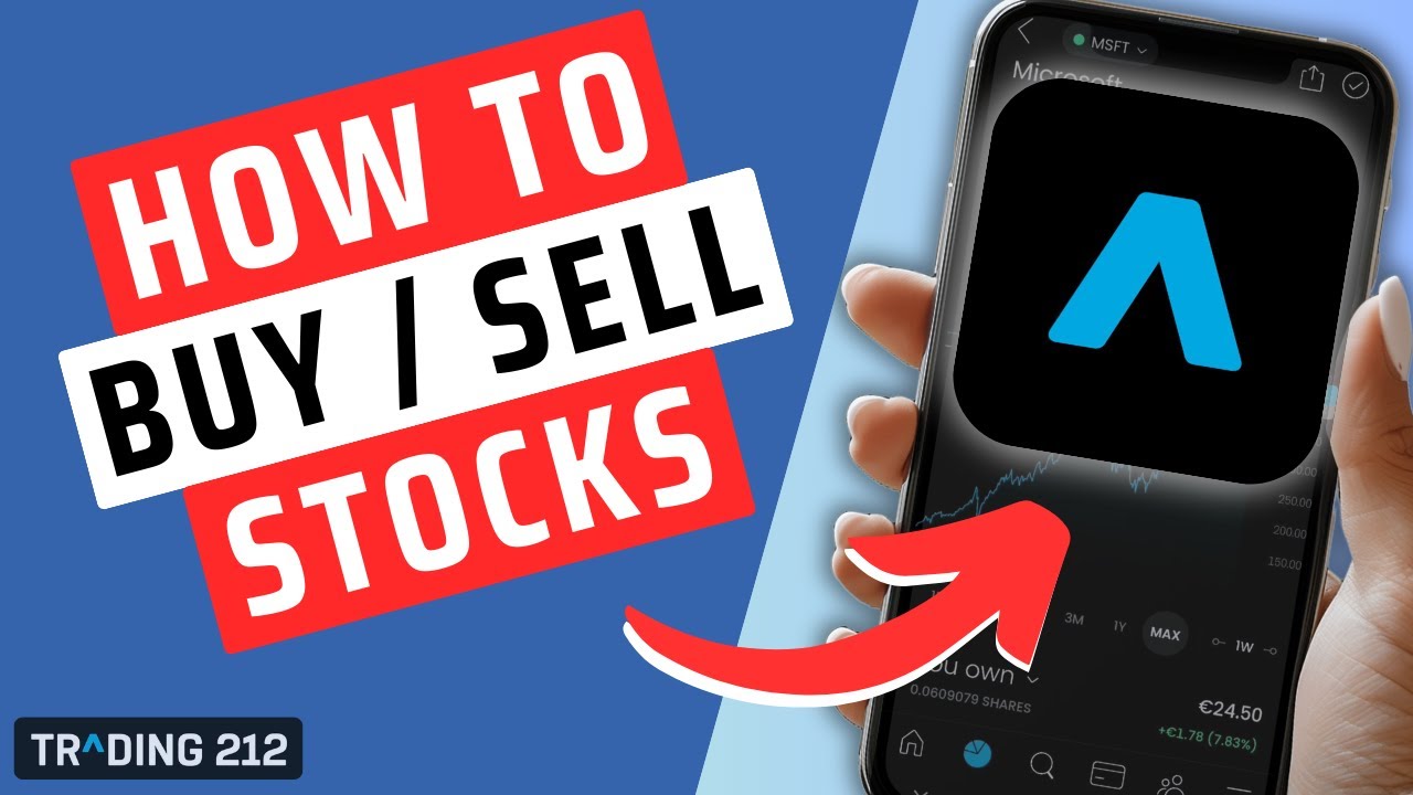 How To BUY and SELL Stocks In Trading 212- Full Guide 2025