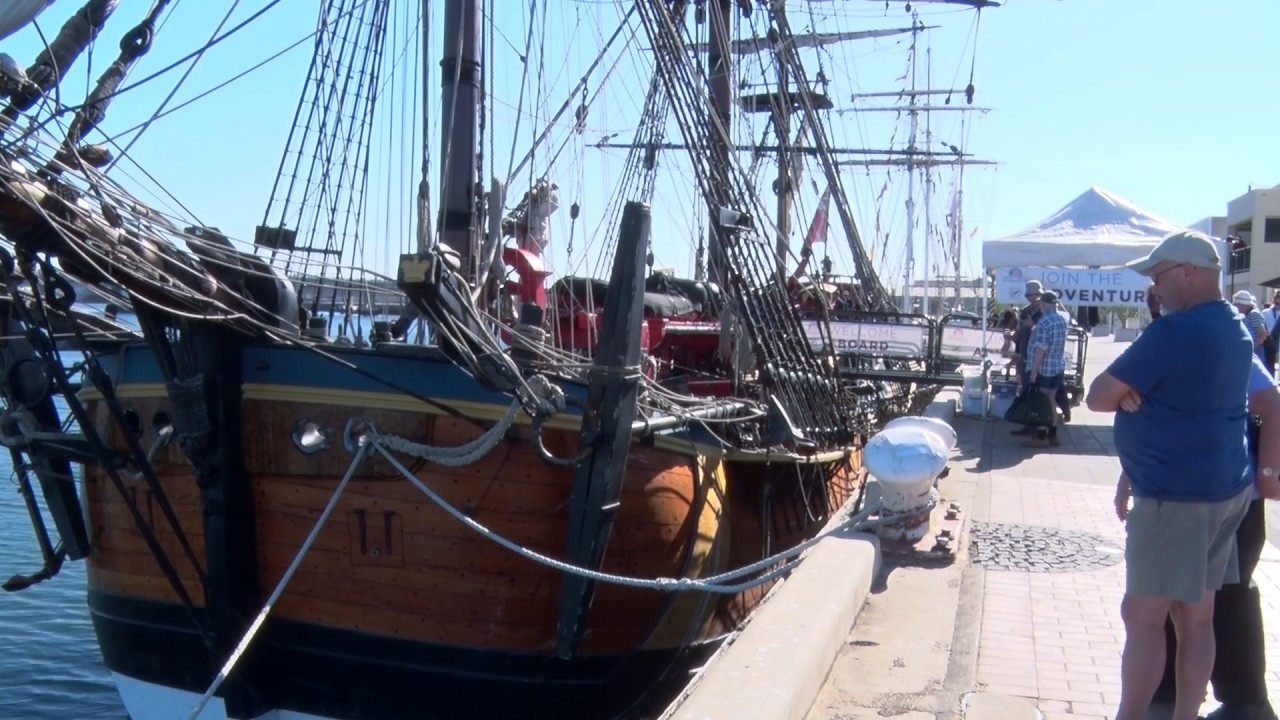 Endeavour replica - Port Adelaide visit Feb 2016