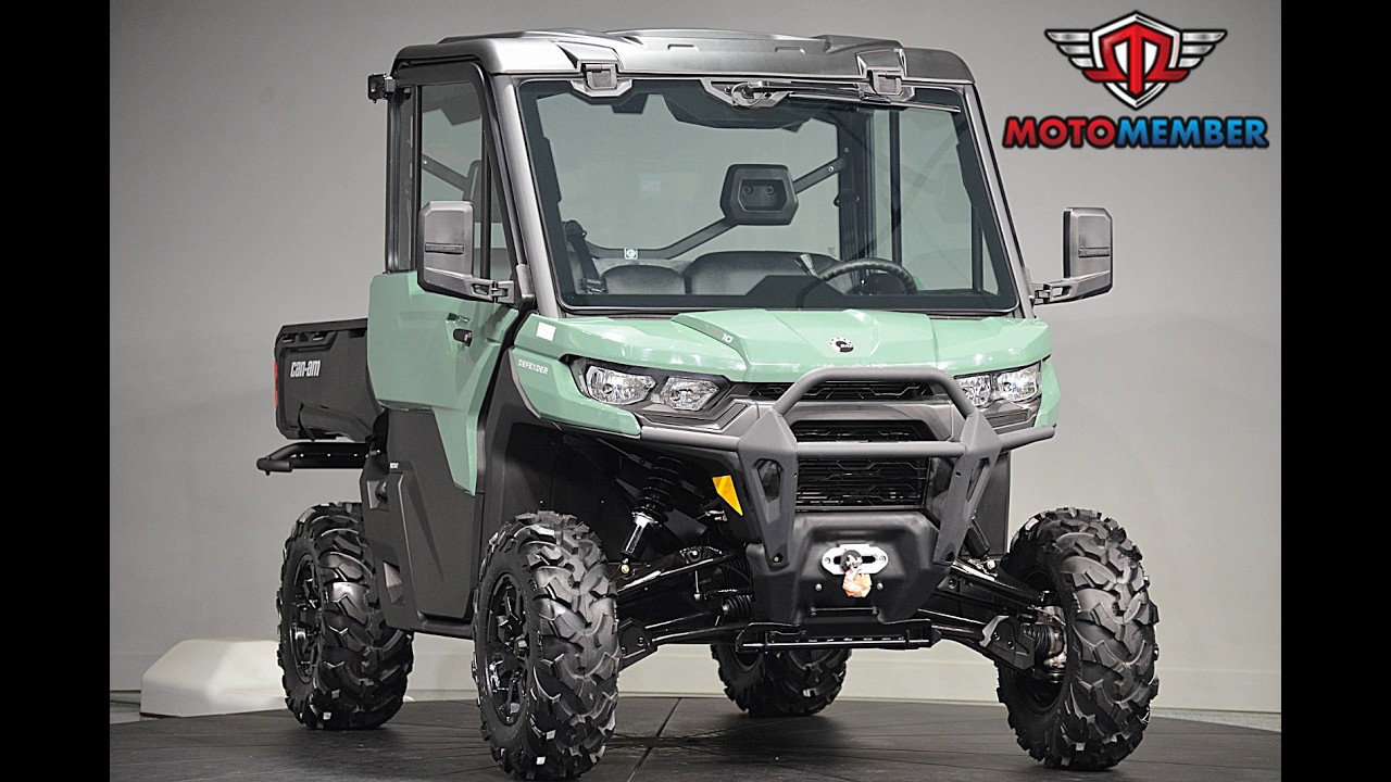 2026 Can-Am Defender DPS CAB HD10 | Compass Green | All-Season Workhorse