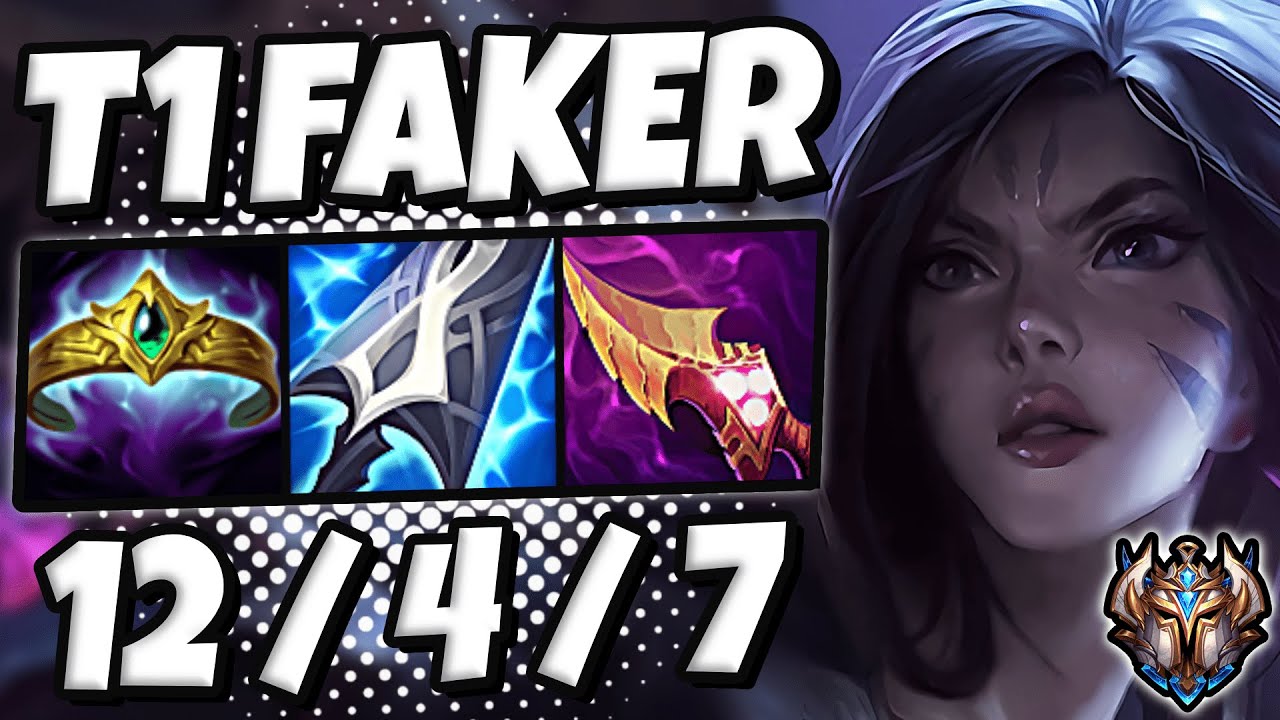 T1 Faker Kaisa MID vs Pyke - Patch 12.5 Korea Challenger ✅