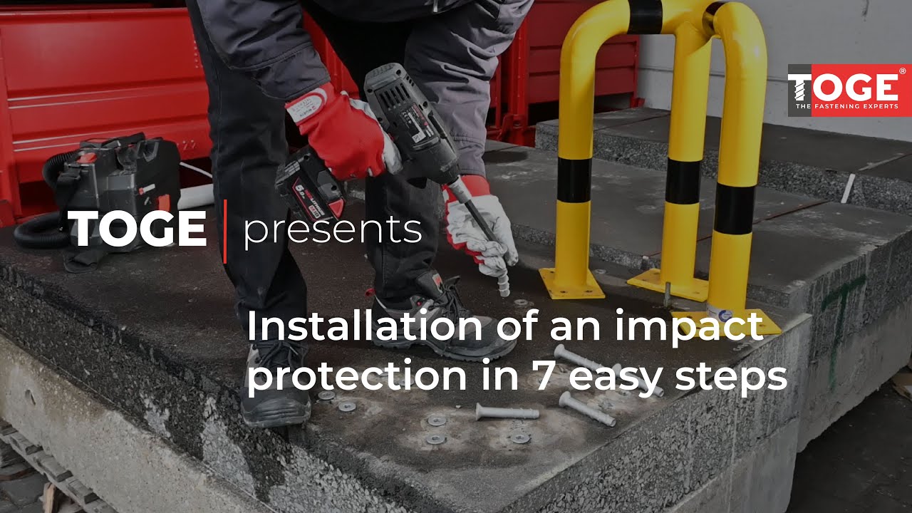 TOGE Installation impact protection into asphalt