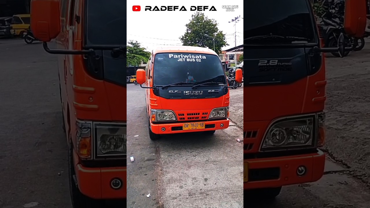 Mobil travel minibus Elf isuzu pariwisata#shorts_video