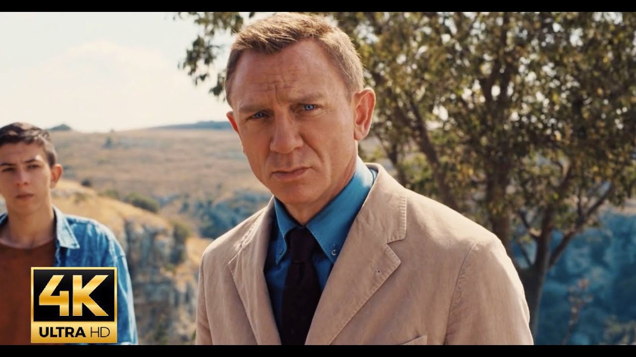 JAMES BOND VISITS VESPER&rsquo;S GRAVE NO TIME TO DIE 4K