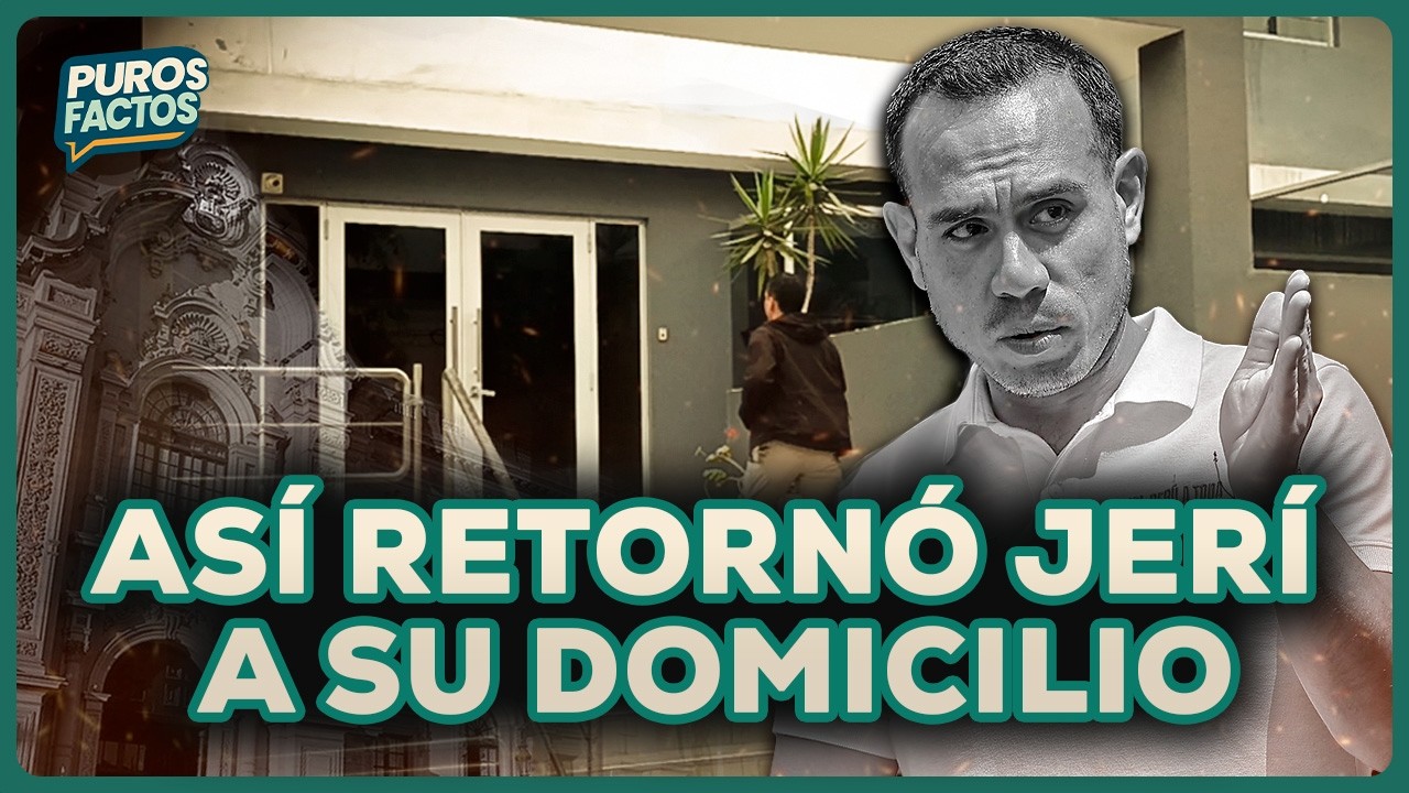 Así llegó José Jerí a su casa tras dejar la presidencia | SEGMENTO #PurosFactos