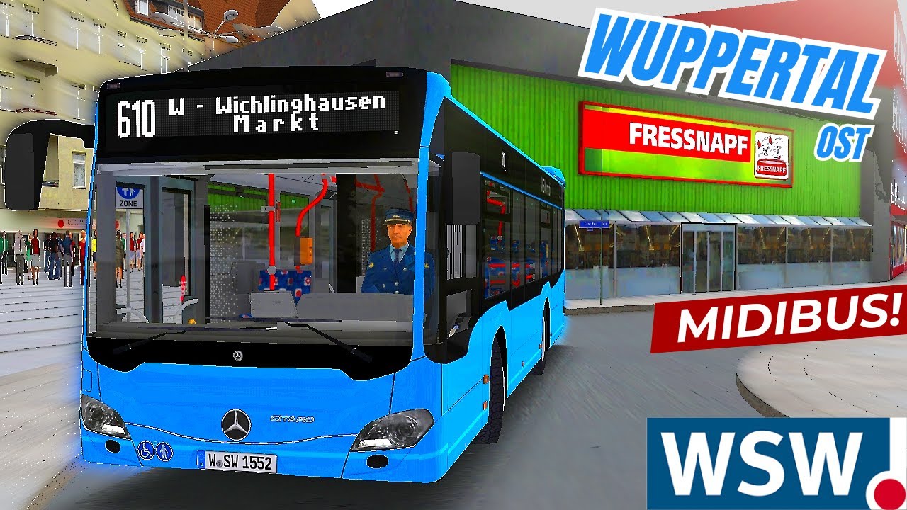 OMSI 2 [60 FPS] - WUPPERTAL OST - MIDIBUS-Spaß! 🚌😱 - Let's Play Omsi 2 [#948]