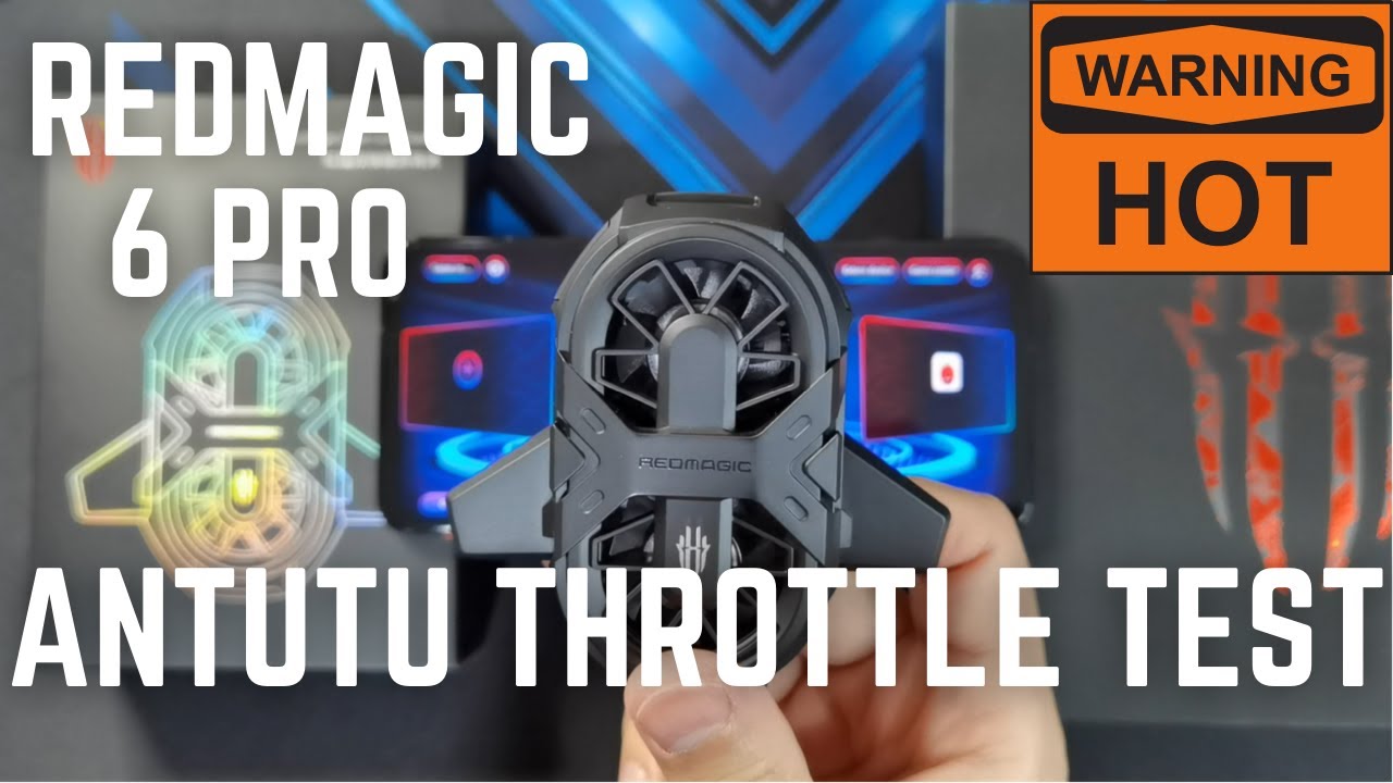 Nubia Redmagic 6 Pro ANTUTU THROTTLE Test, how HOT is TOO HOT?