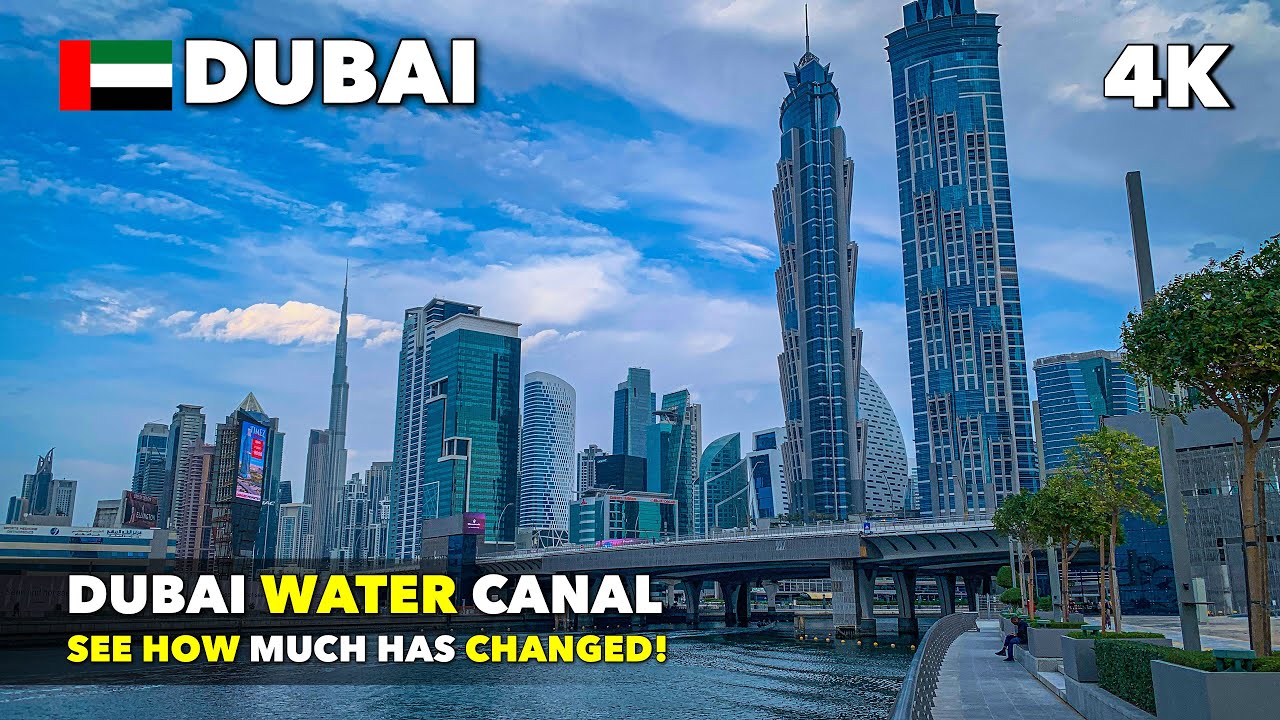 🇦🇪 This is Dubai Water Canal 2025 – See How Much Has Changed!