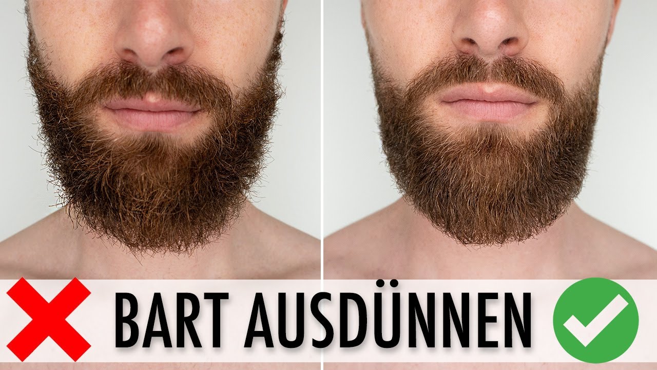 BART AUSDÜNNEN ● VOLLBART AUSDÜNNEN