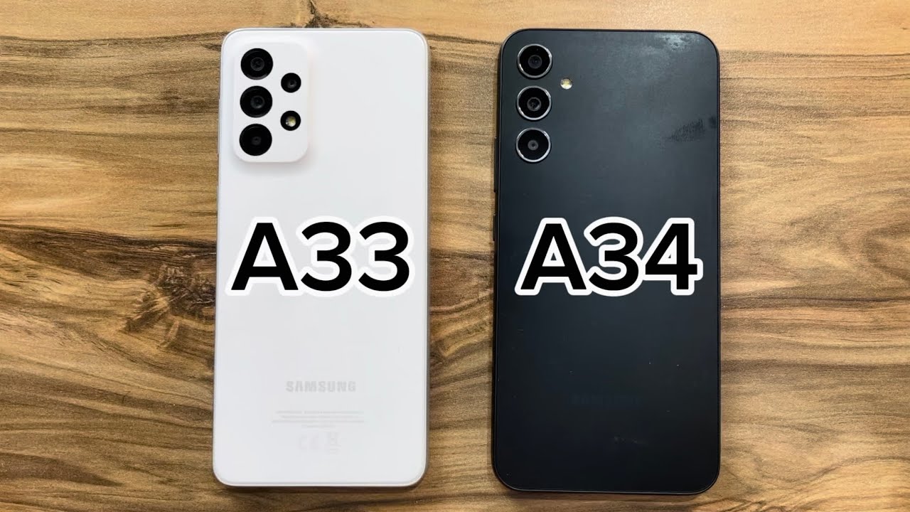 Samsung Galaxy A33 vs Samsung Galaxy A34
