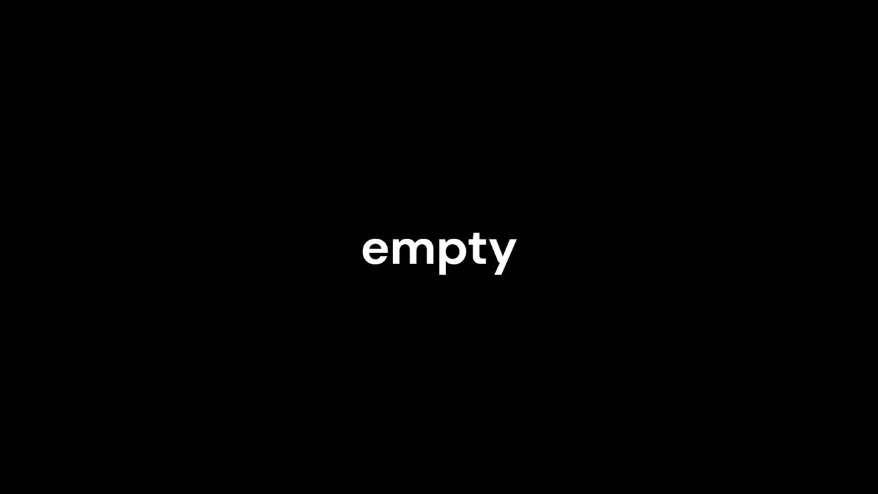 empty