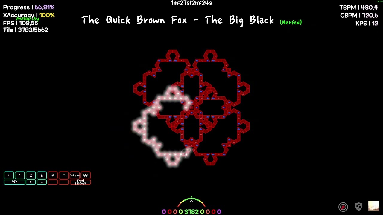 (ADOFAI Chart) The Quick Brown Fox - The Big Black