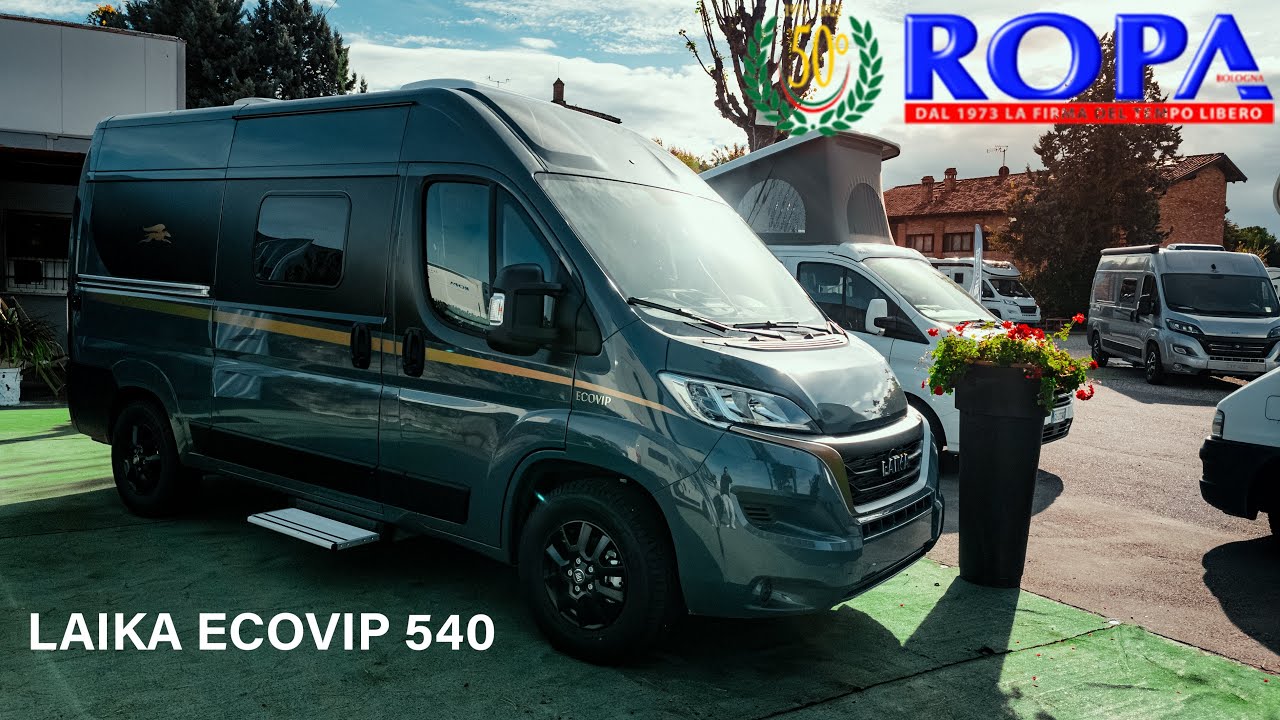 LAIKA ECOVIP 540 VAN CAMPER PURO FURGONATO MODELLO PIU' CORTO DELLA GAMMA  FIAT ENIOY THE DOLCE VITA