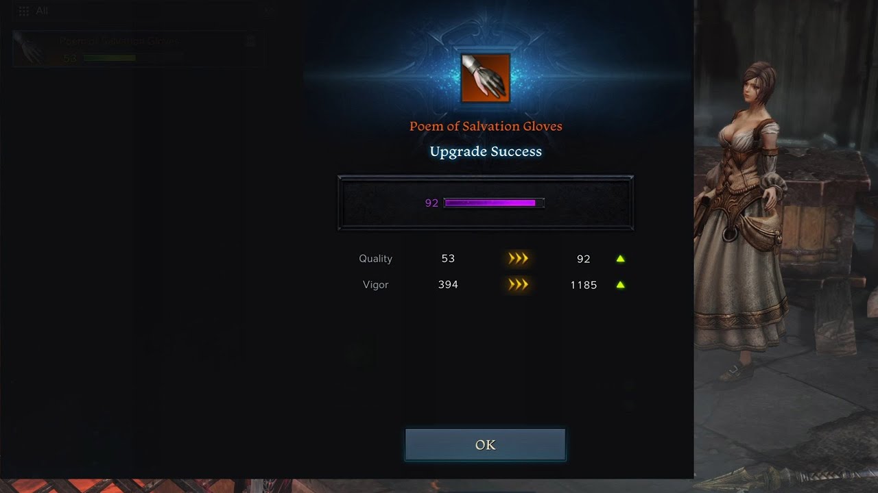 Lost Ark: Relic quality upgrade test
