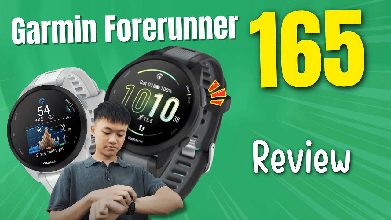 Review Garmin Forerunner 165: Smartwatch Thể thao AI CŨNG ĐEO HỢP?