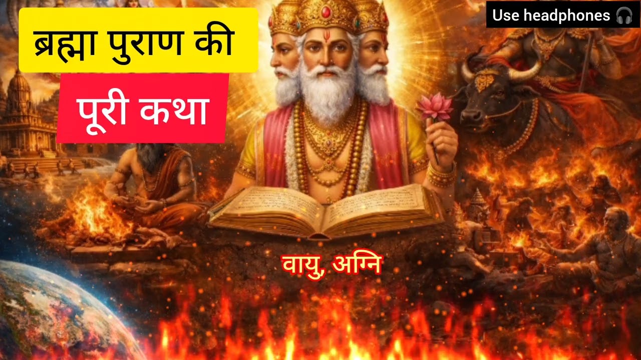  ब्रह्मा पुराण की पूरी कथा | सृष्टि की रचना का रहस्य#puranegane #shreekrishna #bhagwatgeeta 