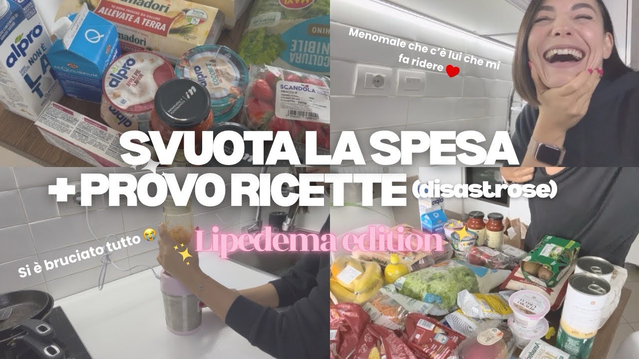 Svuota la spesa e cucina disastrosa (lipedema edition) 😂