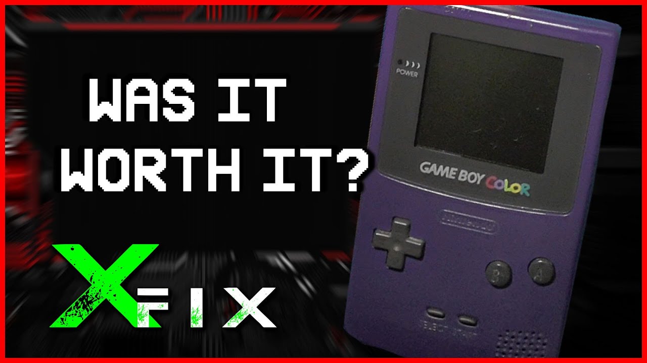Gameboy Color - Advanced Repair Fix - Was it worth all the work? - Restoring Traces & Derusting