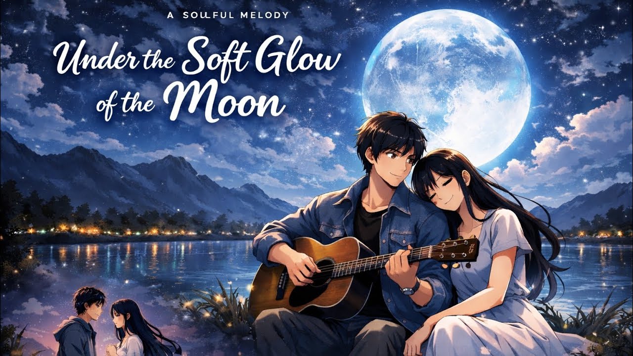 🌙 Under the Soft Glow of the Moon ✨Cinematic Night Music – Avr Anivortex #music #songs #romantic