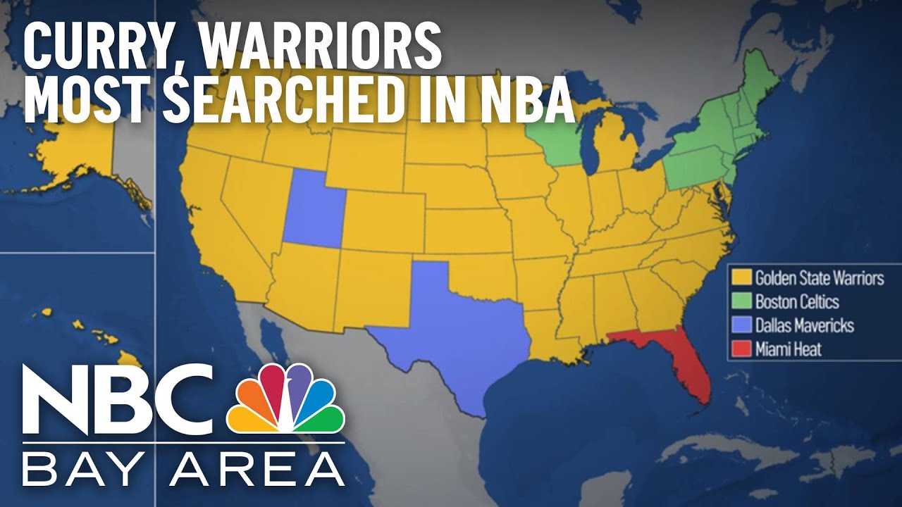 Warriors, Steph Curry Rank No. 1 in NBA's Top Google Searches