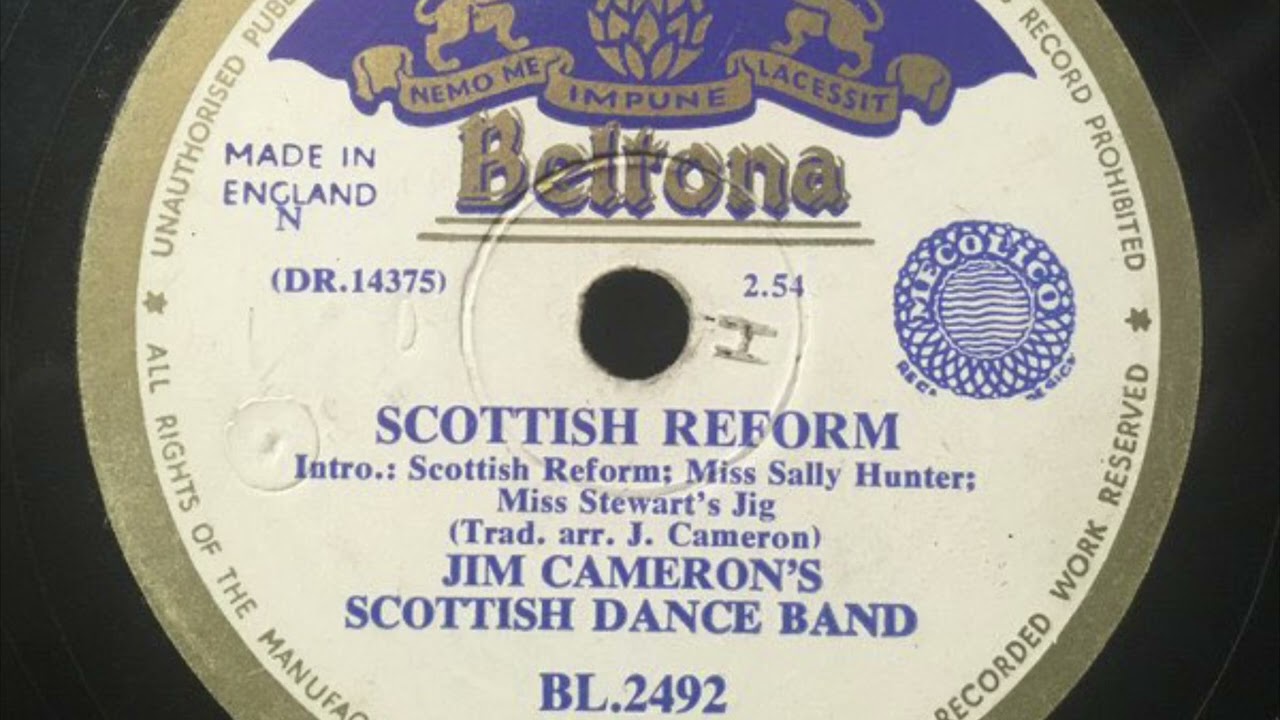Jim Cameron’s Scottish Dance Band - Scottish Reform (78 rpm record) 1950