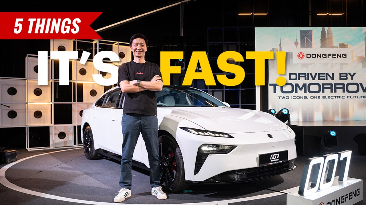 Электрический седан Dongfeng 007 2026 года мощностью более 500 л.с. по цене от 161 000 ринггитов ...