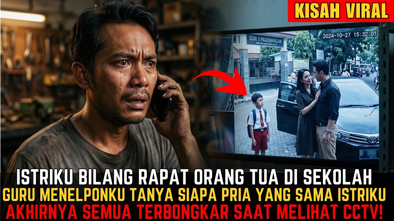 KATANYA RAPAT SEKOLAH! TAPI GURU BILANG ISTRIKU JEMPUT ANAKKU BERSAMA PRIA LAIN NGAKU AYAH KANDUNG!
