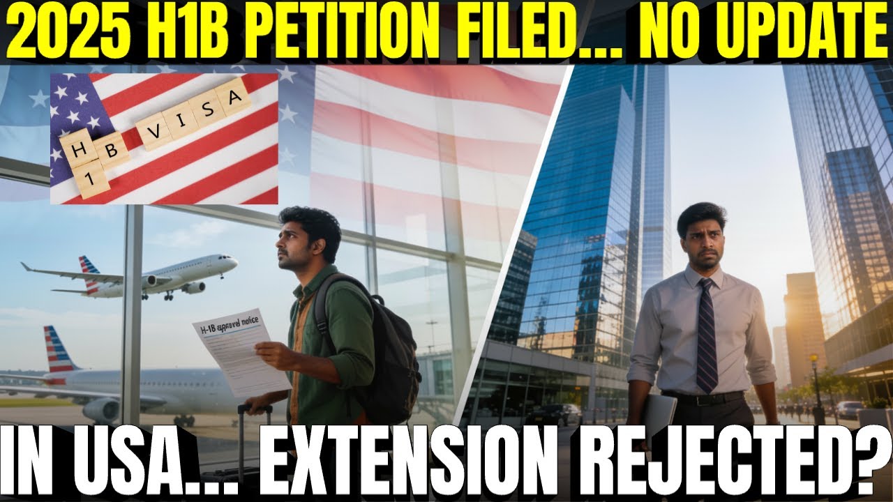 2025 లో H1B APPLY  చేసిన ఇంకా ఎందుకు రాలేదు ?In USA but H-1B Extension Rejected? Here’s the Truth