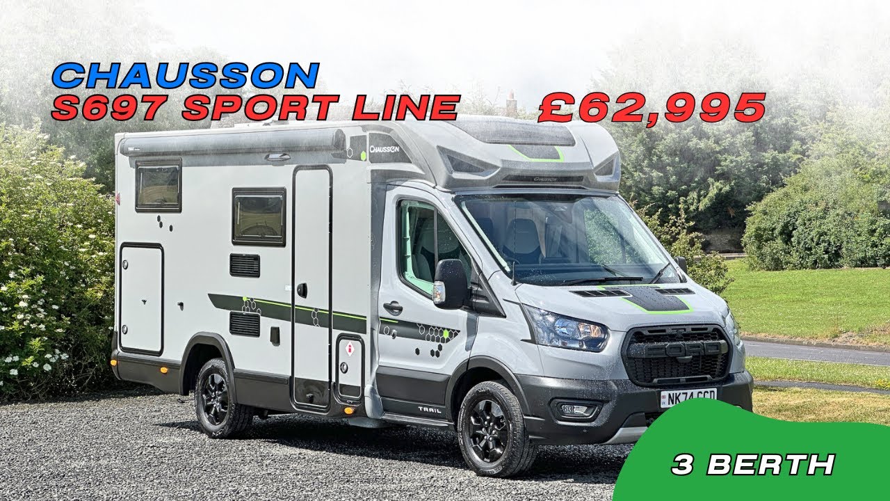 2024 Chausson S697 Sport Line, 3 Berth Motorhome | £62,995