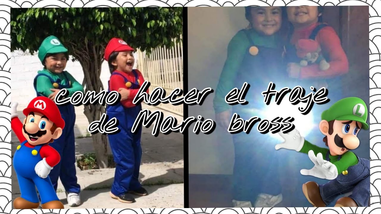 CÓMO HACER EL TRAJE DE MARIO BROS | Adriana Romero