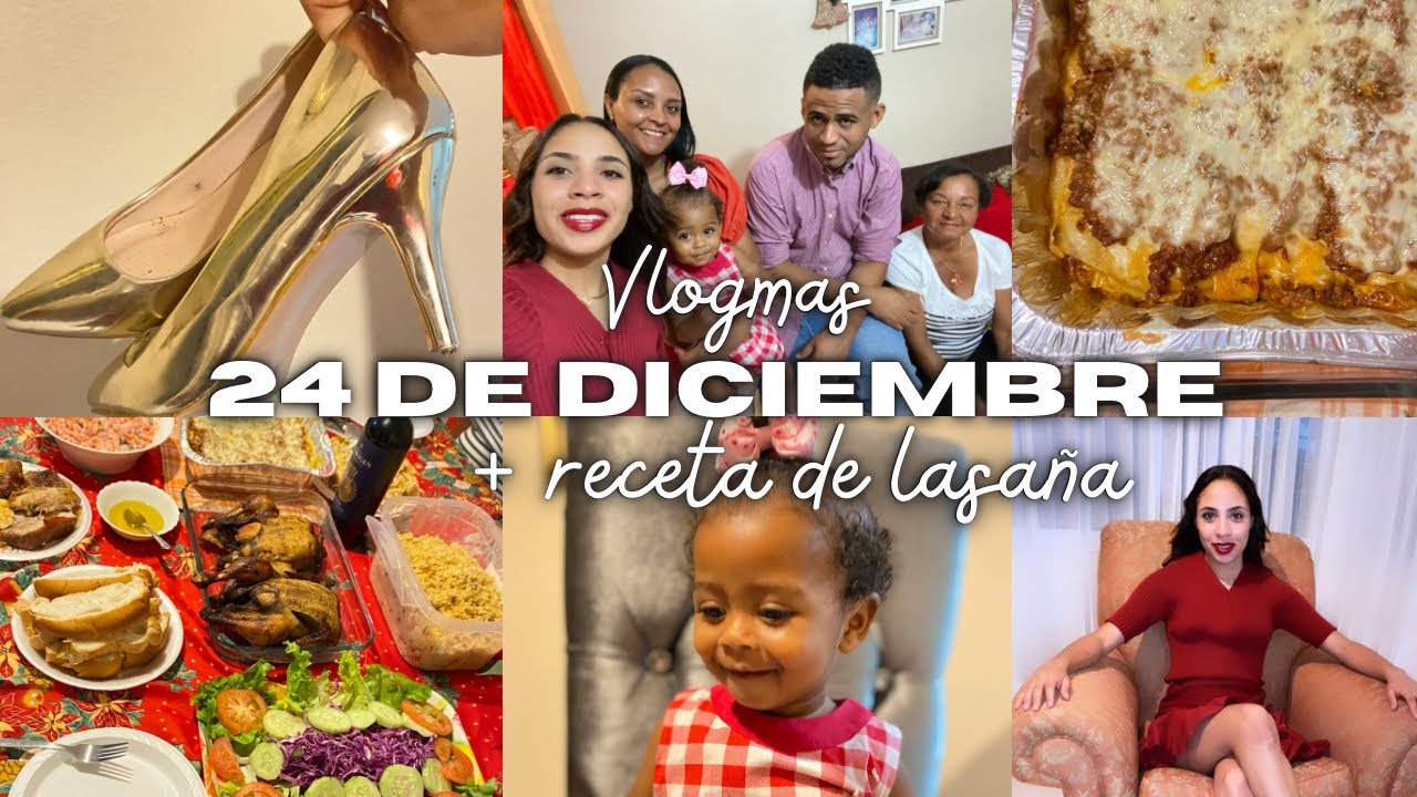 Vlogmas/24 de diciembre, cocino una lasaña, ultimo vlog del año. ❤️✨🎆